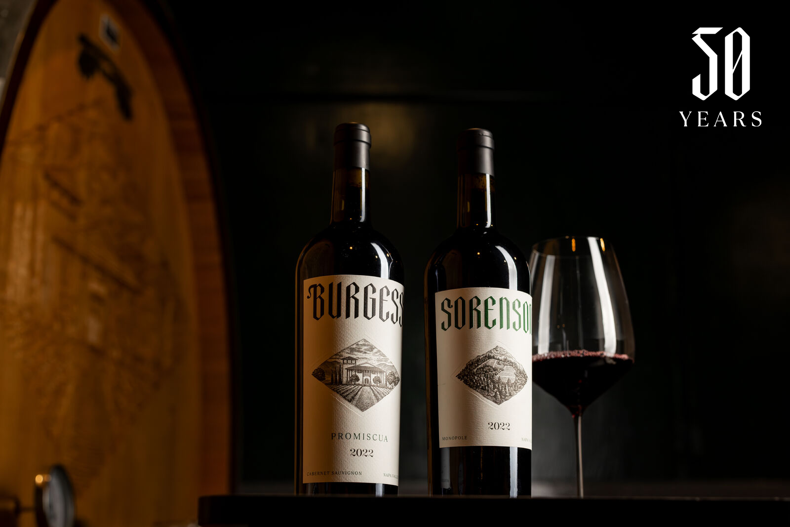 Burgess 2025 Fall Release: 2022 Sorenson Cabernet Sauvignon and 2022 Promiscua Cabernet Sauvignon