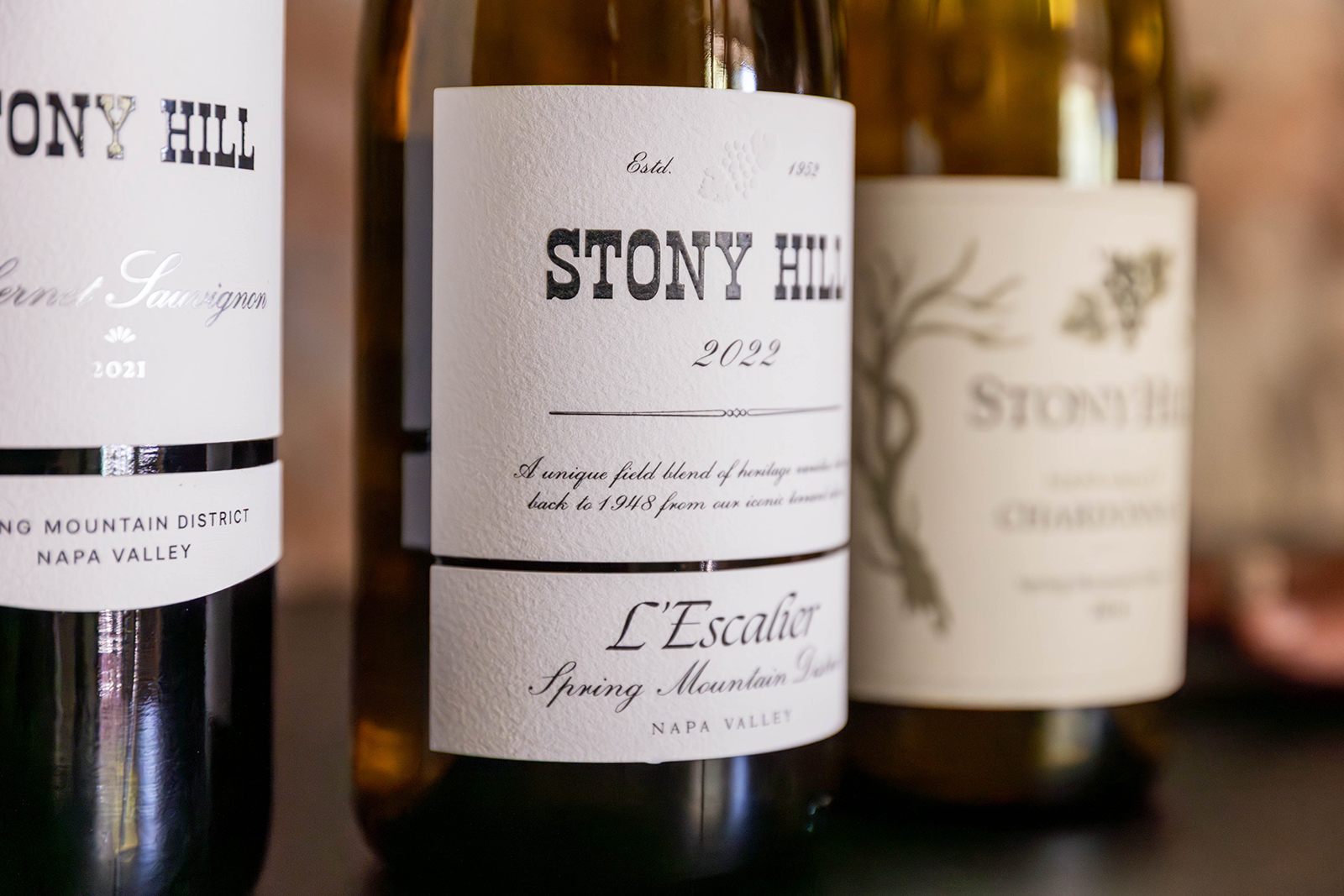 A collection of Stony Hill wines